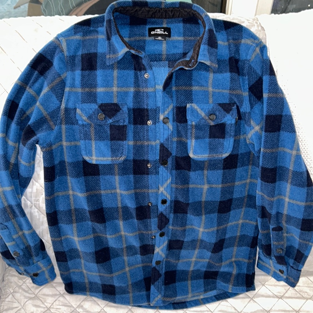 Boys O’Neill superfleece button up shirt/jacket XL